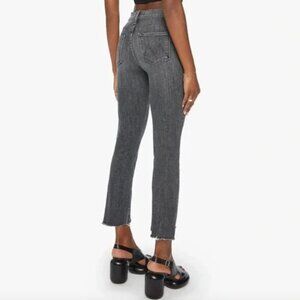 MOTHER 'The Insider Crop Step Fray' Denim Jeans, Size 32, 'Save Your Soul'
